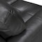 Armen Living Bergen 87" Pewter Genuine Leather Square Arm Sofa LCBE3PW - alternate 5